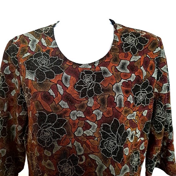 HOANG NGUYEN Designer TOP blouse Sz M ART to WEAR made in Quebec city CANADA - Picture 2 of 10